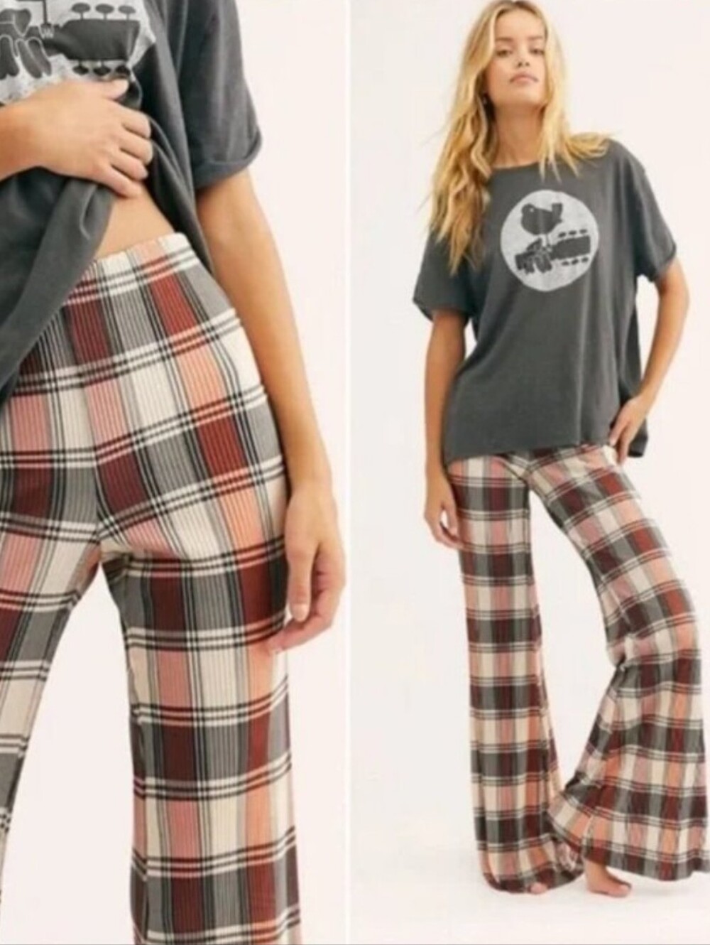 Free People Bethany Pleated Flare Pants NWT Size Small